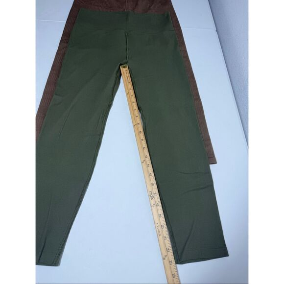 Set of 2 DSG Women’s Leggings Green Brown Size L - Picture 5 of 16